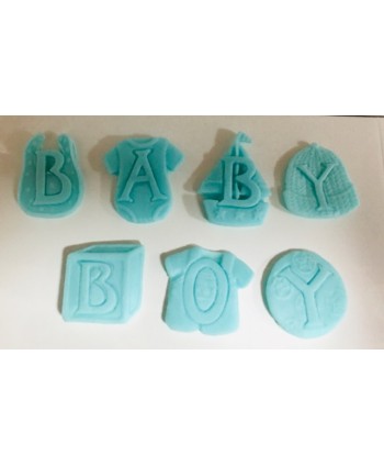 Set baby boy adornos de...